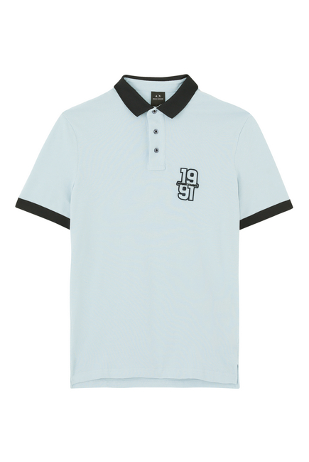 AE Cotton Piqué Logo Polo Shirt